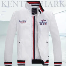 Высокое качество, весна-осень, Мужские приталенные куртки с акулой, M-4XL, повседневная брендовая одежда, верхняя одежда, новейшая куртка с акулой