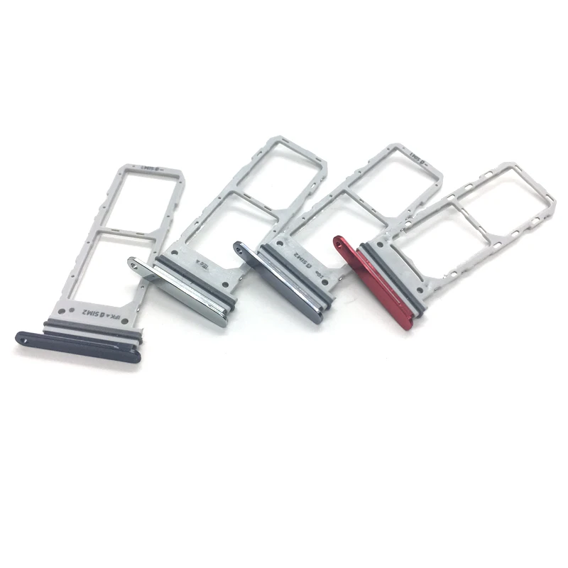 10pcs Original New For Samsung Galaxy Note 10 N970 Sim Card Reader Holder Dual Sim Card Tray Holder Slot Adapter
