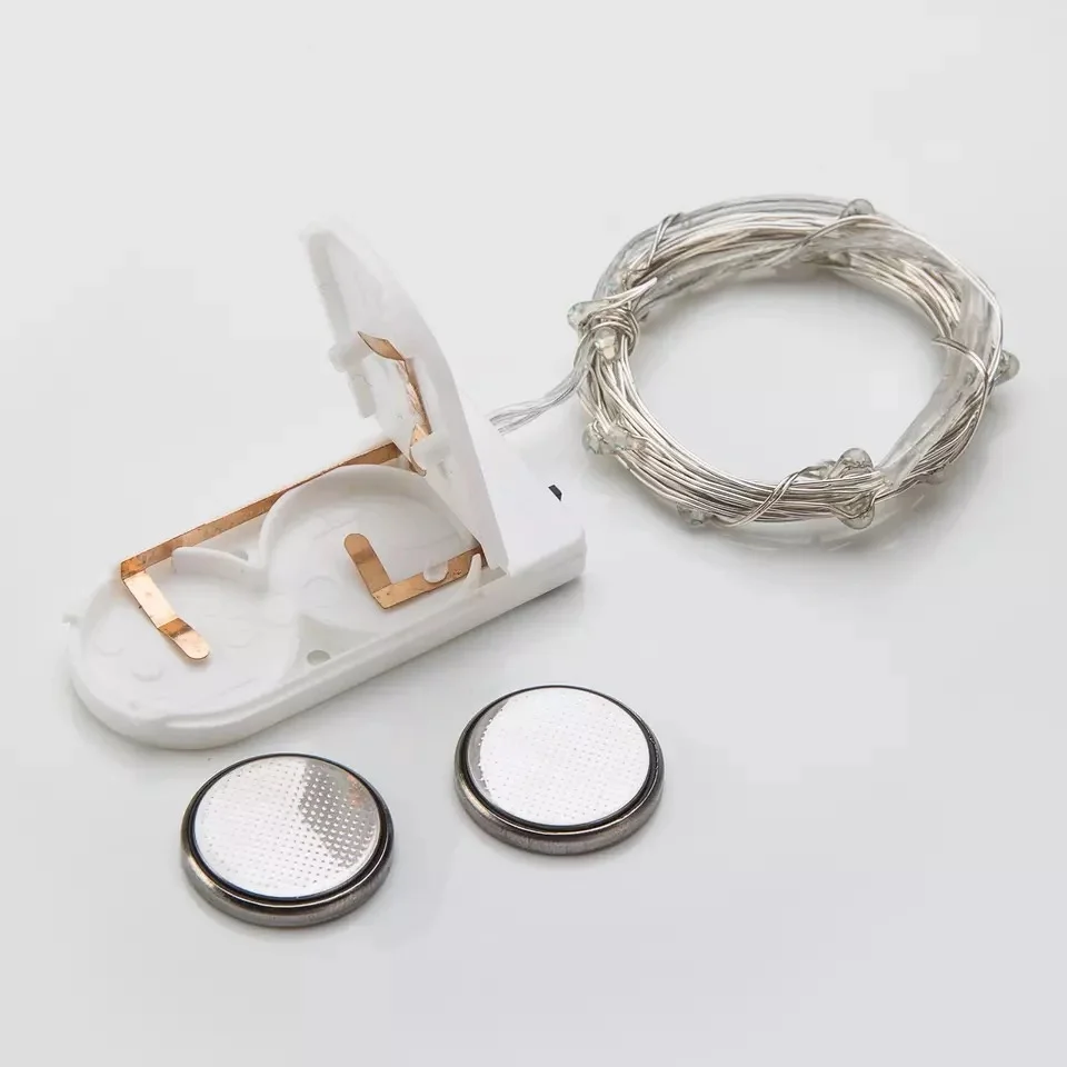 2 м CR2032 батарейный блок светодиодный медный Сказочный светильник для DIY подарочная коробка украшение праздник Рождество свадебное украшение