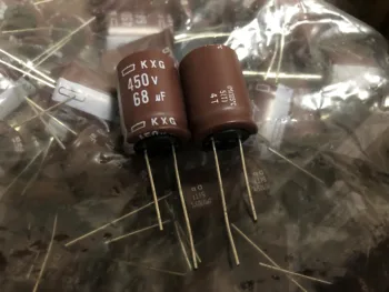 

10PCS/30PCS/50pcs hot sale Japan NIPPON 450v68uf Electrolytic Capacitor 68uf 450v KXG series 18*25 Free shipping