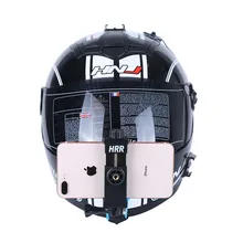 Кронштейн для экшн-камеры мобильного телефона мотоциклетный шлем подбородок фиксированная база для huawei Iphone GoPro Универсальное крепление Vlong аксессуары