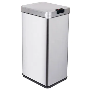 

48L Smart Induction Trash Can Wireless Sensor Large Automatic Trash Bin Touchless Electric garbage for Home Kitchen Bathroom