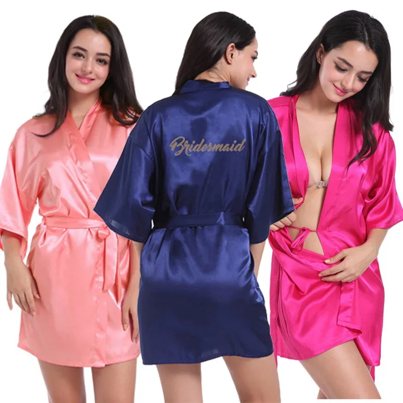 

Hot Women Sleepwear Pyjama Ladies spring and summer silk long sleeve stitching gown Home Wear Sleep Wear bielizna nocna