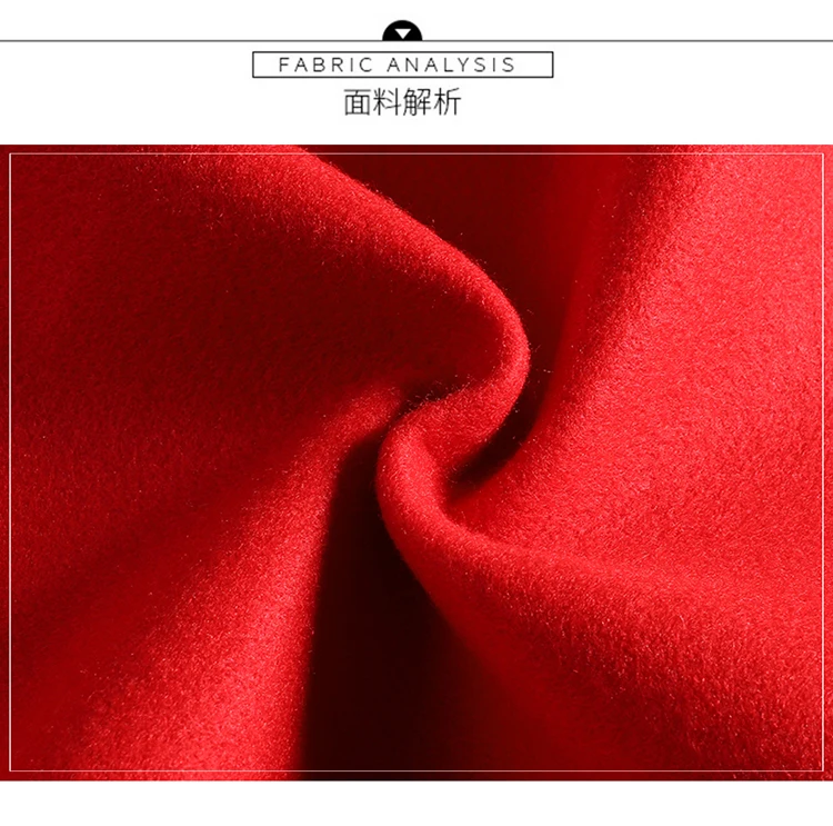 Woolen Jacket Autumn Solid Color Bell Sleeve Casual Comfortable Trend of Fashion