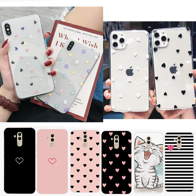 P20Lite Роскошный чехол для Coque Huawei P20 Lite мягкий гелевый ТПУ силиконовый Mate 10 20 Fundas Capa