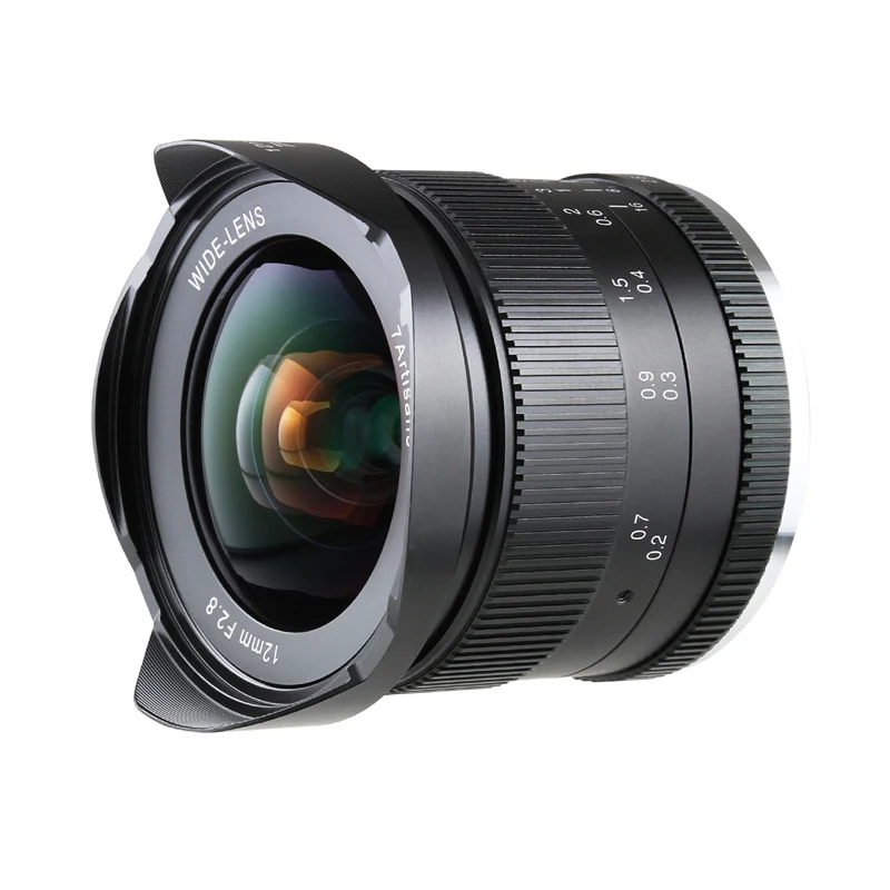 7artisans 12 мм F2.8 APS-C ручной ультра широкоугольный объектив для камеры Canon EOS M sony E Mount Fuji FX M4/3 Mount