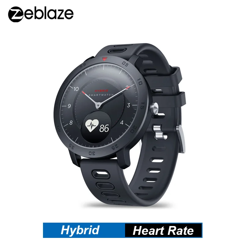 

Zeblaze HYBRID Smartwatch Men Heart Rate Blood Pressure Monitor Smart watch Sleep Tracking Sports Fitness Tracker Dual Modes