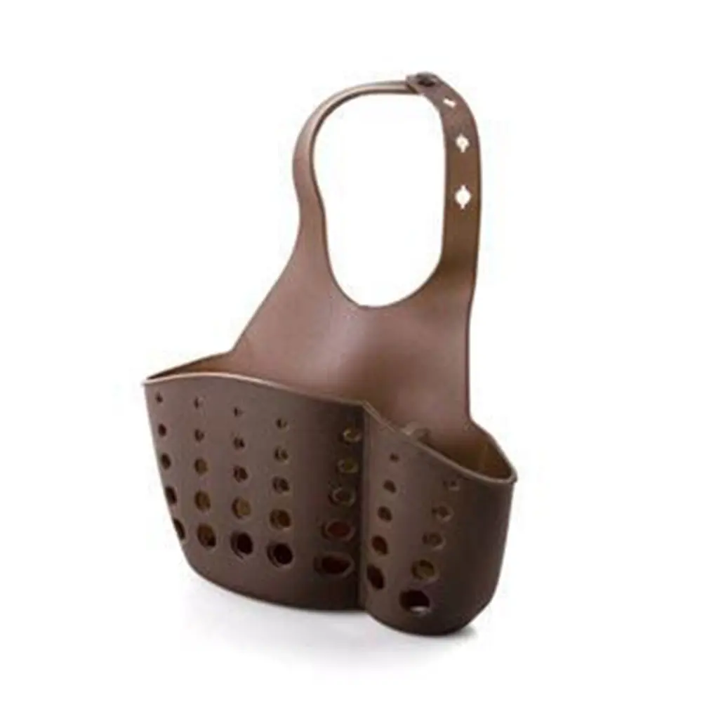 

Adjustable Design Snap Sink Faucet Housing Cradle Kitchen Shelving Rack Kitchen Sponge Holder Storage Basket