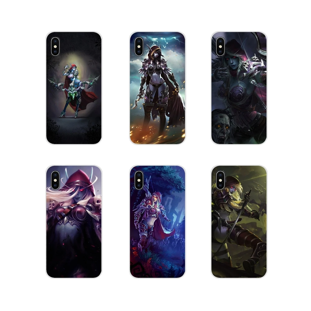 World of Warcrafts Sylvanas Windrunner For Samsung A10 A30 A40 A50 A60 A70 M30 Galaxy Note 2 3 4 5 8 9 10 PLUS Clear Case Design | Мобильные