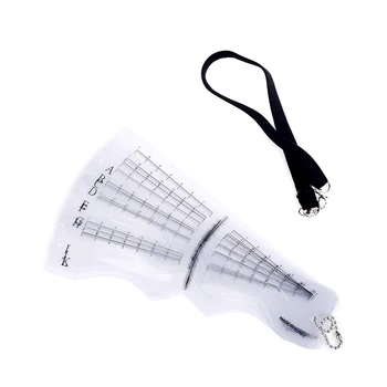 

12PCS Eyebrow Tattoo Measure Rulers Disposable Microblading Makeup Brow Measure Eyebrow Guide Ruler Permanent Tools
