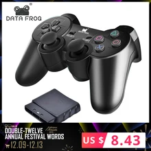 Контроллер данных FROG 2,4 ГГц для sony PS2, джойстик, джойстик для sony Playstation PS2, консоль для sony PS3, ПК