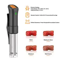 INKBIRD ISV-200W Wi-Fi kulinarny Sous Vide Precision Cooker powolny kucharz z cyrkulatorem zanurzeniowym 1000W i elementami ze stali nierdzewnej 4
