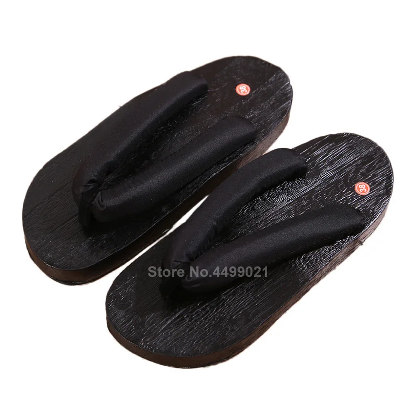 Demon Slayer Anime Cosplay Shoes Men Women Traditional Samurai Japanese Geta Clogs Wooden Flip Flops Kamado Nezuko Tanjirou