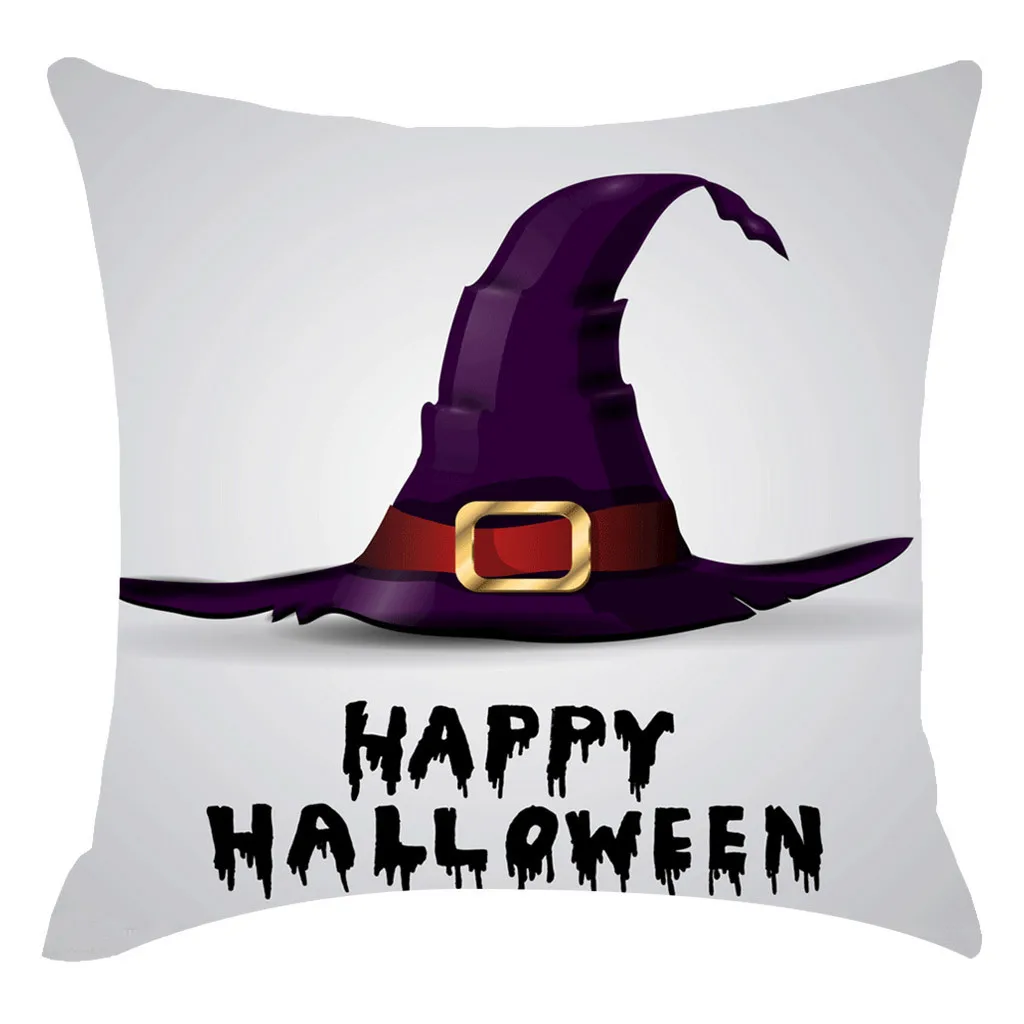 Pillow cover set 4PCS Halloween Pumpkin print Pillow Cover Pillowcases Decorative Sofa Pillow Cushion Cover Pillow cover 45x45cm
