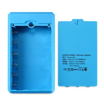 

QC3.0 PD 6x18650 Battery Case DIY Power Bank Shell Battery Charge Storage Box PXPE