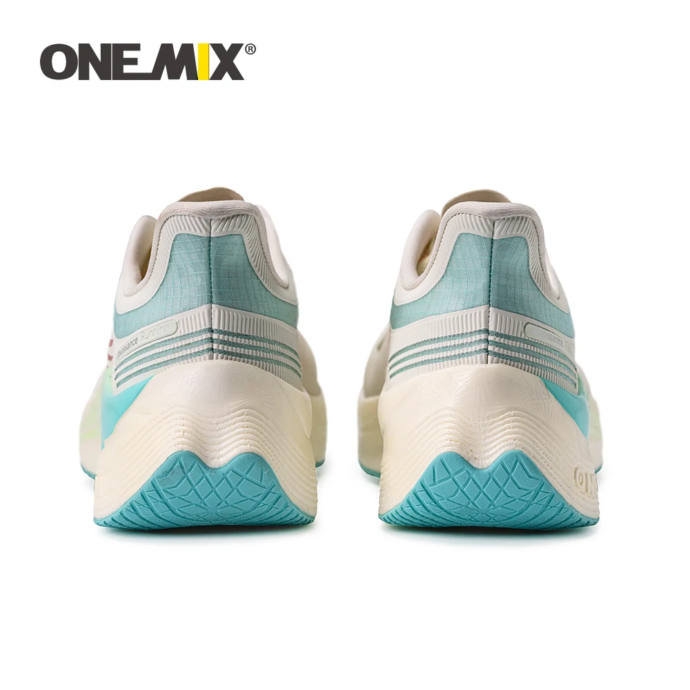 ONEMIX 2024 New Style Cushion Running Shoes for Men Breathable Mesh Rainbow Women Sneakers Support Wearable Lace Up Sport Shoes