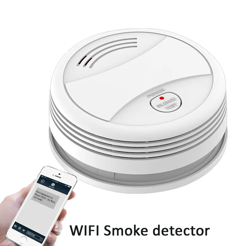 

Smoke Detector Tuya App wifi phone push Fire Protection Sensor Independent Smoke Alarm Fire Alarm wifi rookmelder wifi wireless