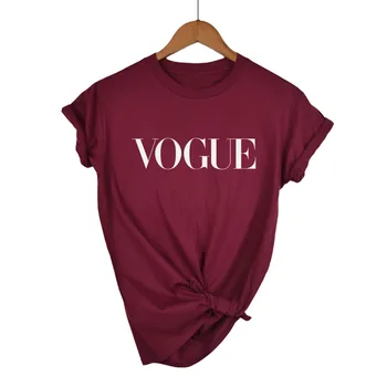 

Vogue Letter Print T Shirt Women Short Sleeve O Neck Loose Tshirt 2020 Summer Women Causal Tee Shirt Tops Mujer