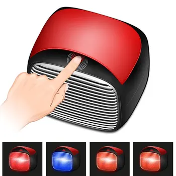 

800 W Heater Small Household Desktop Multifunctions Cooling & Heating Fan Mini Size Protable Wind Machine