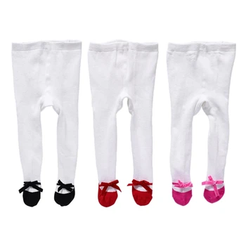 

KLV BabesGirls Leggings Bow Knot Velvet Warm Stockings Kid Baby Pantyhose Underpant