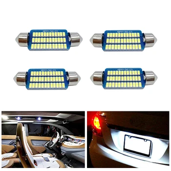 

4x Canbus C5W LED Festoon Dome Reading License Plate Lights For Volkswagen VW Golf 3 4 5 6 Passat B6 B5 3c Polo