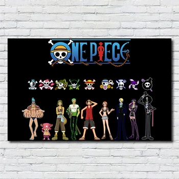 

Home Wall Artwork HD Prints Animation One Piece Painting Modern Canvas Pictures Watercolor Poster Modular For Boy Bedroom Decor