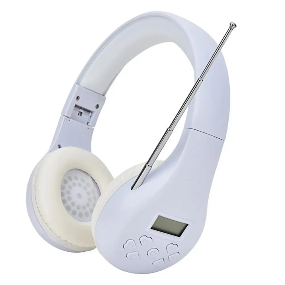 Hrd600 Wireless Headphone Foldable Lcd Display 3.5mm Portable
