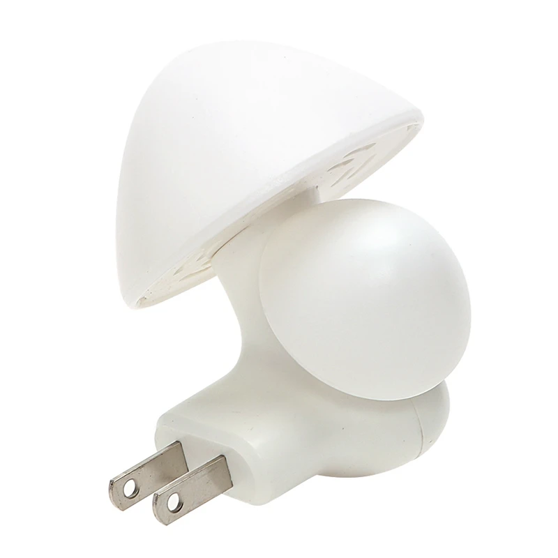 

Led Mushroom Night Light Cute Light Sensor Control Home Decoration Mini Night Lamp For Baby Bedroom Smart Light Us Plug(Us Plug)