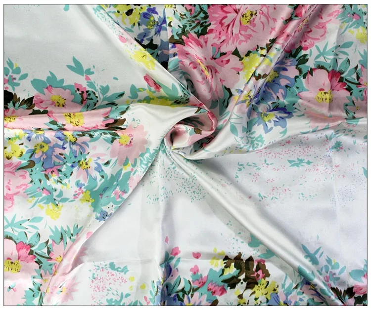 Шелковый Гладкий креп-сатин, шелк, атласная шелковая ткань, платье cheongsam, дизайнерская ткань, гладкая, яркая и высококачественная