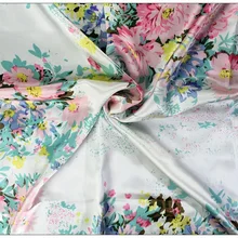 Шелковый Гладкий креп-сатин, шелк, атласная шелковая ткань, платье cheongsam, дизайнерская ткань, гладкая, яркая и высококачественная