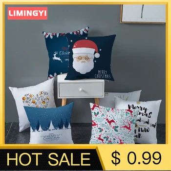 

LIMINGYI Pillow Cover Home Christmas Pillow Cover Pillow Covers Decorative PillowcasePillowcase Custom Cushion Cover ZT011