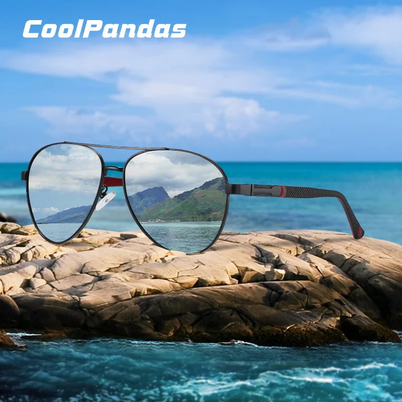 

CoolPandas Brand Top Quality Men Sunglasses Polarized Driving Glasses Vintage Women Male Fishing Eyewear UV400 zonnebril heren