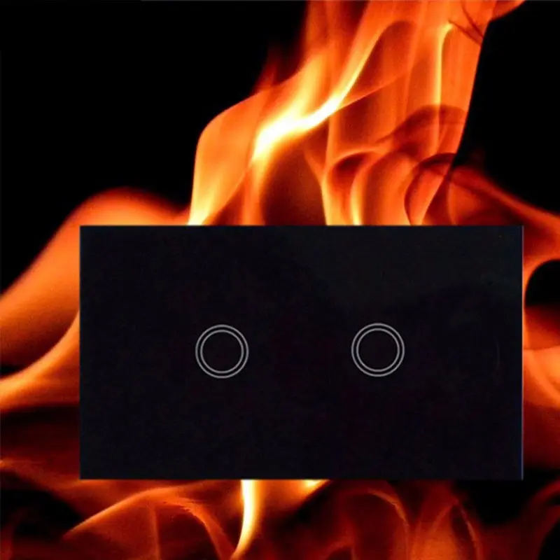 

LED Light Touch Switch for Bulb US Standard Smart Home Wall Panel 1/2/3 Gang