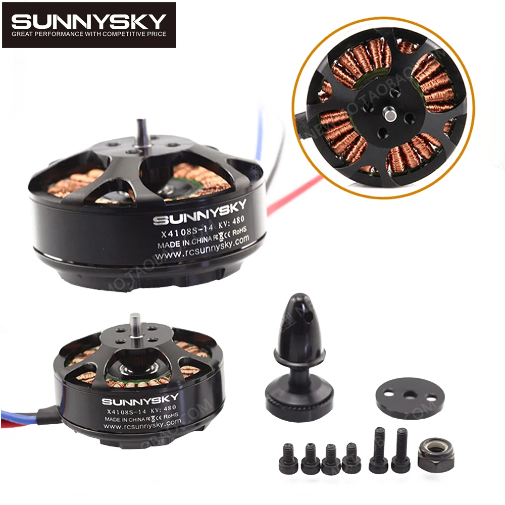 Motor Brushless X4108S 380-690KV para Drone RC Multicóptero