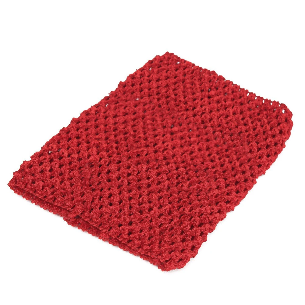 HX5D 9" Crochet Tube Top Elastic Waistband Headband Hair Band Girls Tutu Skirt