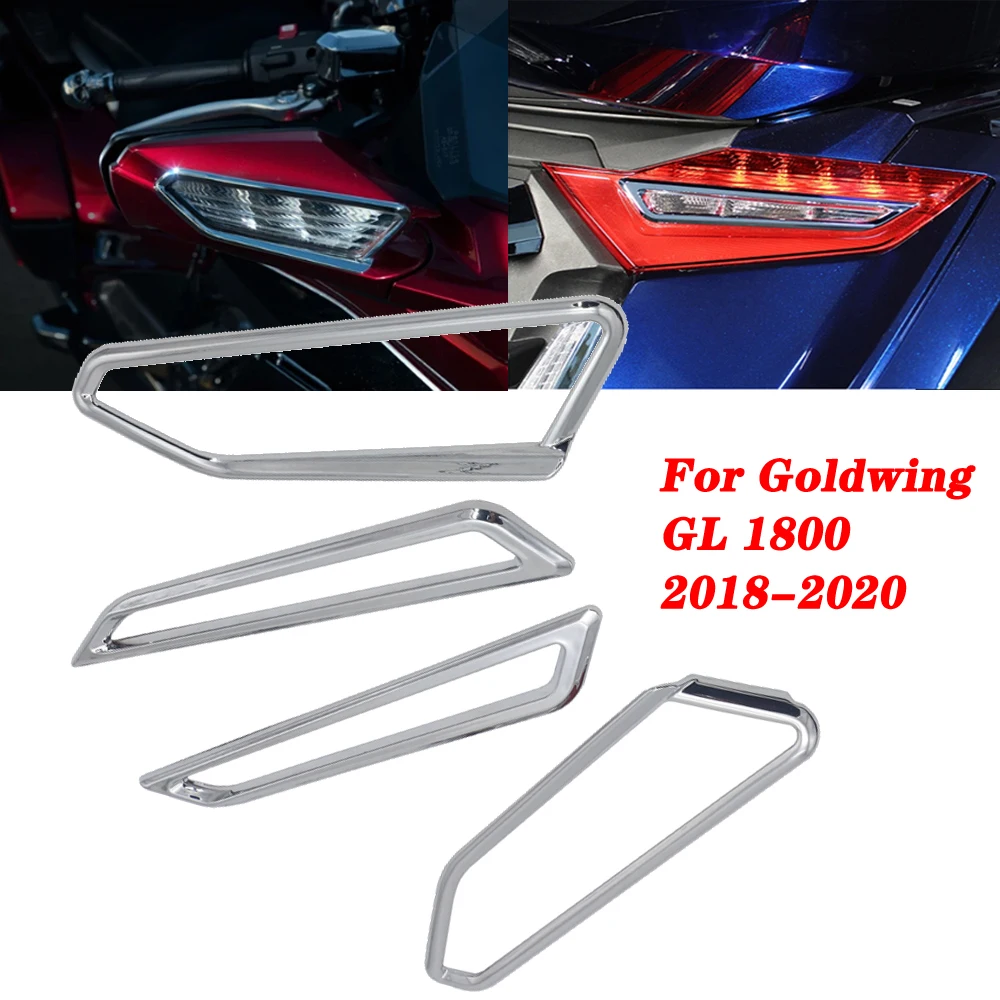 

Мотоциклетный хромированный задний фонарь и отделочное зеркало для HONDA Goldwing GL1800 2018-2020