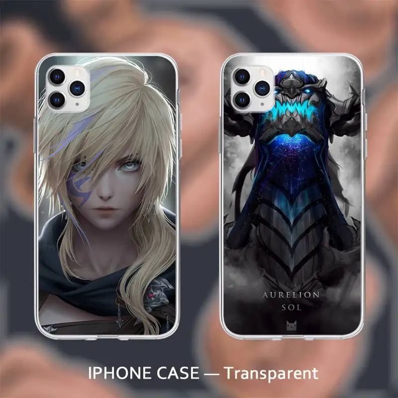 

League of Legends Transparent soft case cover for iphone se 2020 6 6s 7 8 plus x xs max xr 11 12 pro max coque