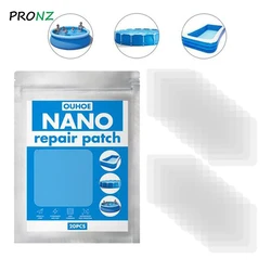 20-40pcs Swimming Float Repair Patch PVC Pool Inflatable Toy Repair Tape Clear Swimming Ring Air Dinghies Adhesives Accessories