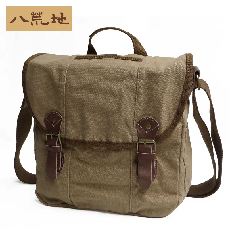 

MEN'S Single-shoulder Bag Washing Canvas Casual Bag Oblique Bag Virginland 2372 Long