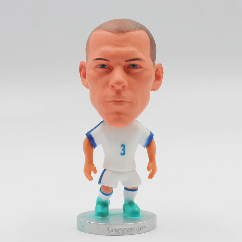 Куклы высотой 6,5 см C. Ronaldo Neymar Robben Beckham 2,5 дюйма Статуэтка из смолы - Цвет: SKRTEL