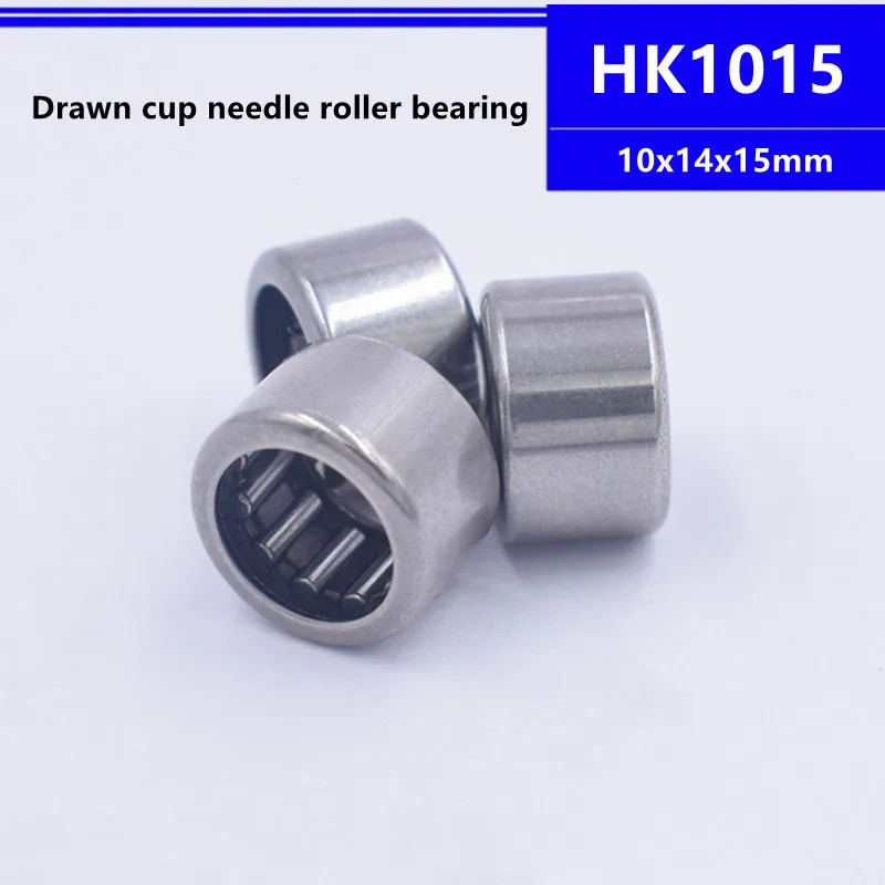 

50pcs/100pcs high quality HK1015 10x14x15mm Drawn Cup Caged Needle Roller Bearing 10*14*15mm HK101415