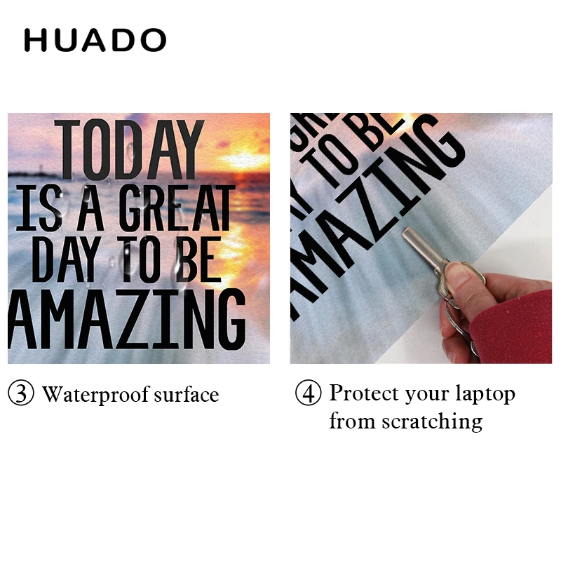 Motivational Words Laptop Skin Sticker 13.3" 15" 15.6" 17" PC Surface Decal Protection for Asus/HP/Acer/Lenovo