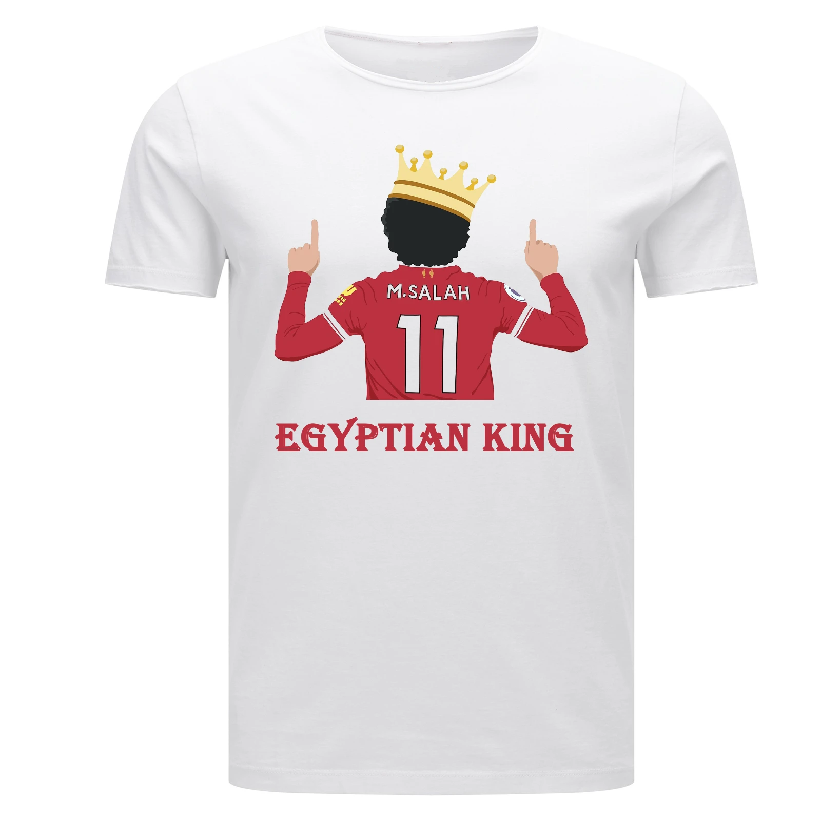 Ливерпуль Egytian King Mohamed Salah Футболка МО Салах YNWA уличная забавная