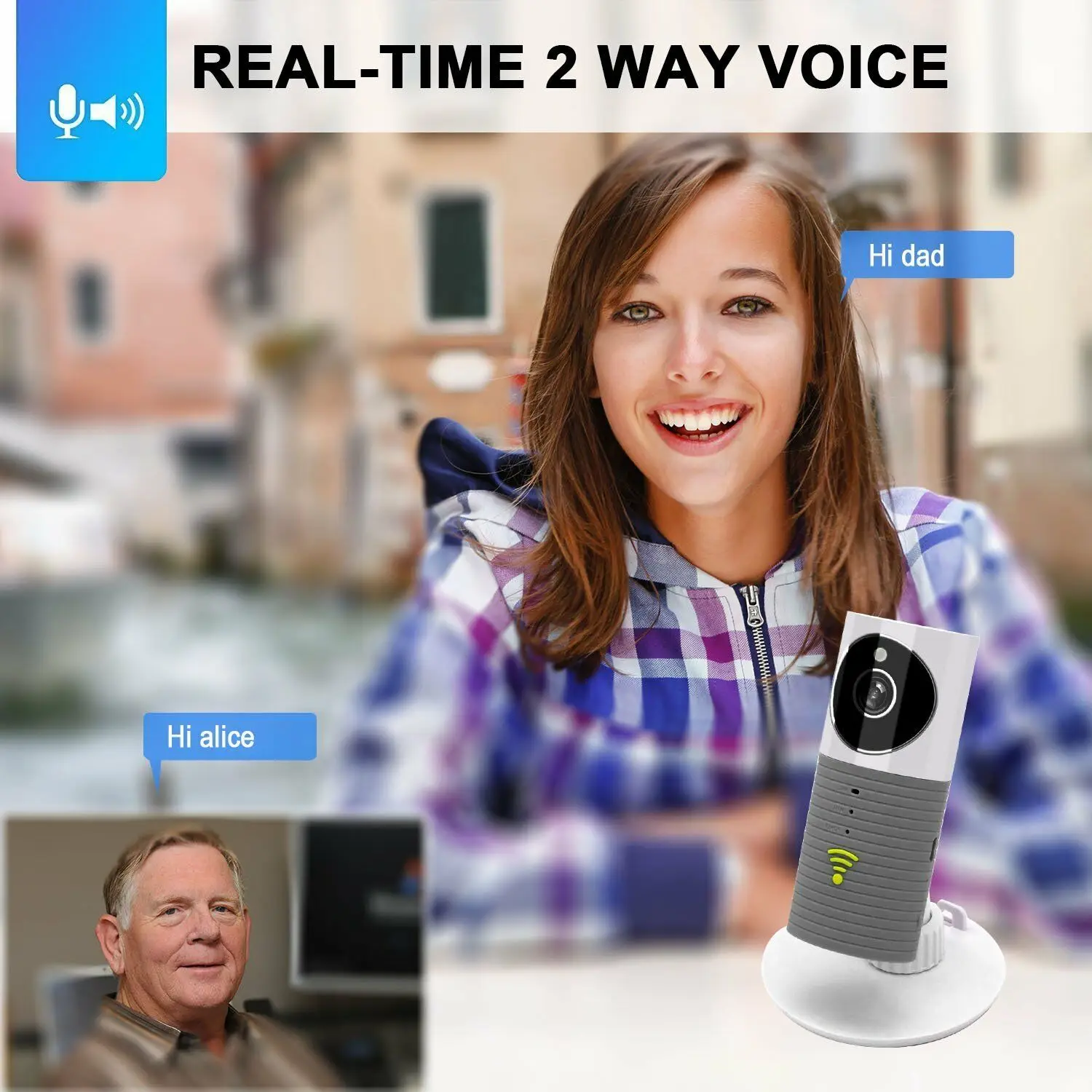 HD 720P умная собака Cleverdog Домашняя безопасность WiFi CCTV IP камера Детский Монитор умный дом камера безопасности широкий угол 180