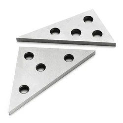 2 pces bloco de ângulo conjunto 30 60 90/45 45 90 peças do cnc da ferramenta da plaina da ferramenta do machinist