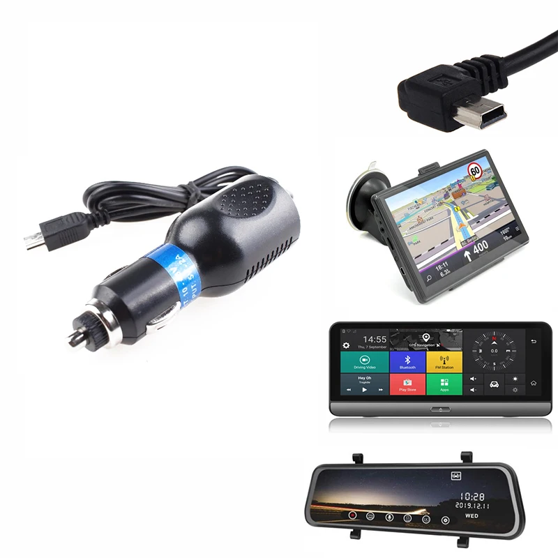12 V/24 V до 5 V/2A 2.5A автомобильный gps-навигатор радарное зарядное устройство мини USB интерфейс адаптер питания зарядное устройство Кабель-адаптер#5510