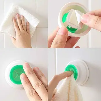 

1pc Creative Dish Towel Hook Wash Cloth Clip Holder Towel Rack Bathroom Storage Kitchen Hand Storage Dishclout Accessories Z2I2