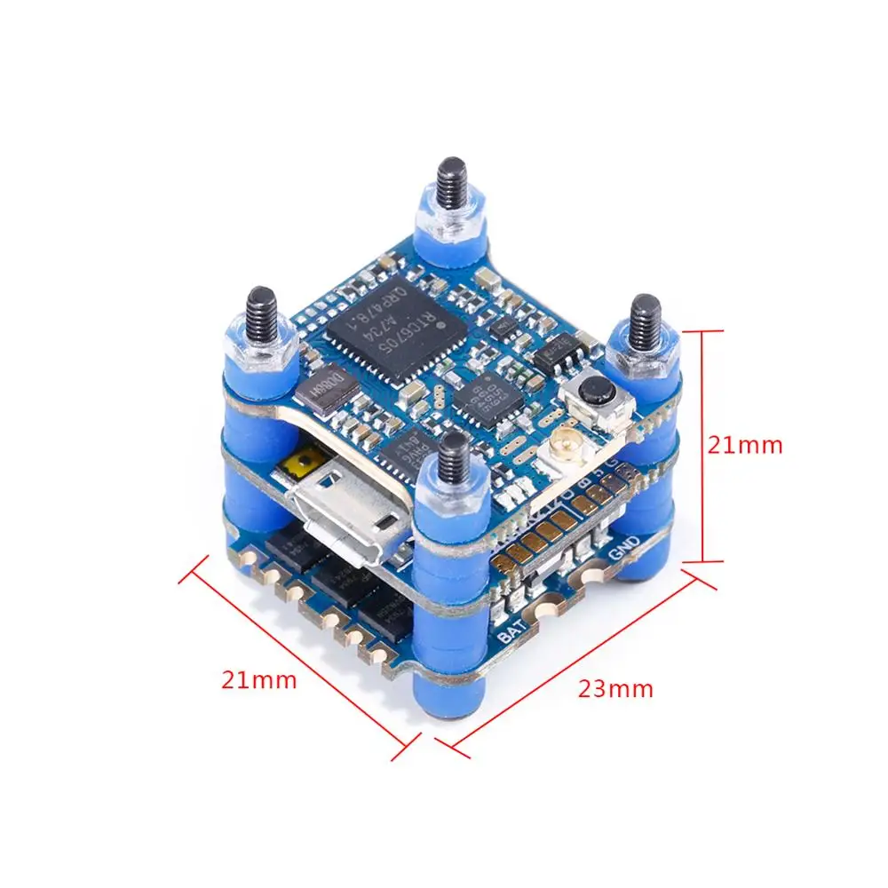 IFlight sucex Micro F4 V1 летная башня система 16x16 мм(отверстие M3) с Micro 12A ESC/Micro F4 MPU6000 FC/Micro 200 мВт VTX для FPV