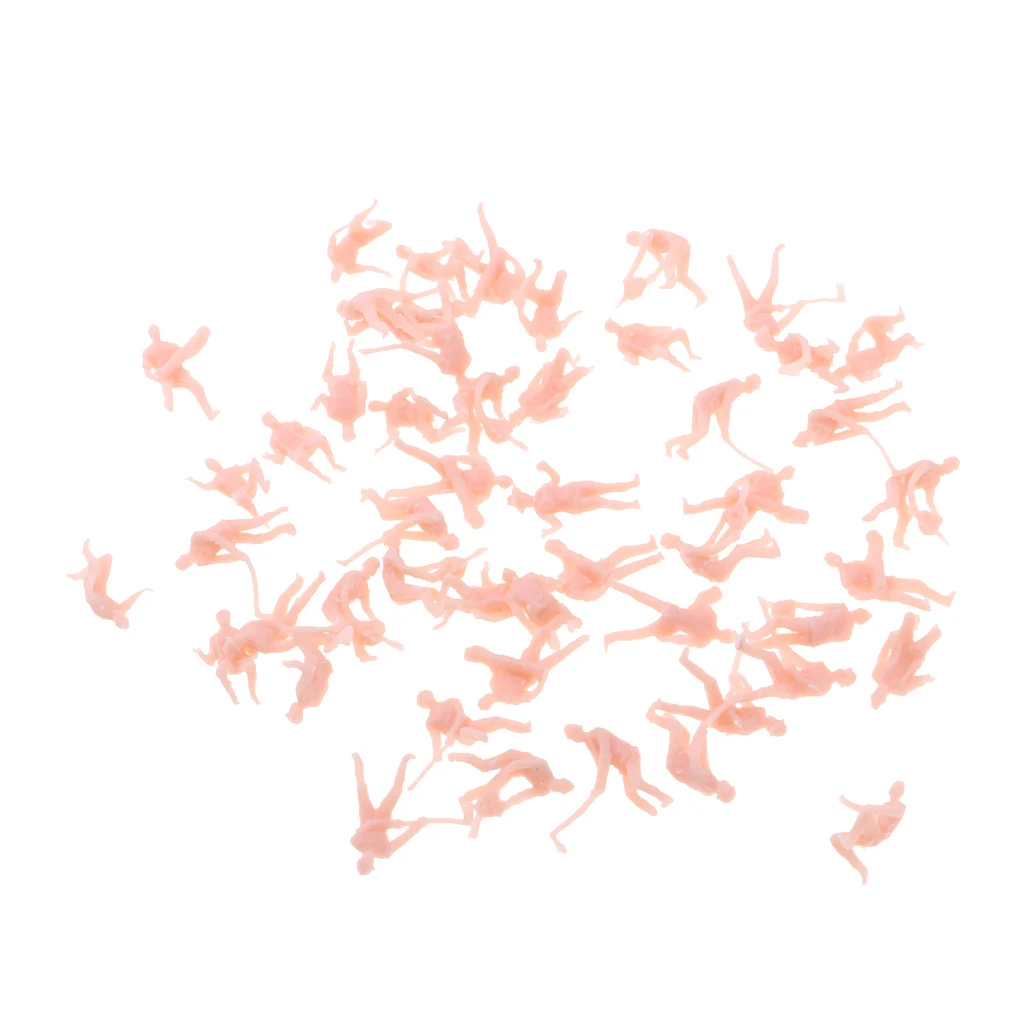 1/87 Worker Action Figure HO Scale Train Railway Street Layout Scenery Decor