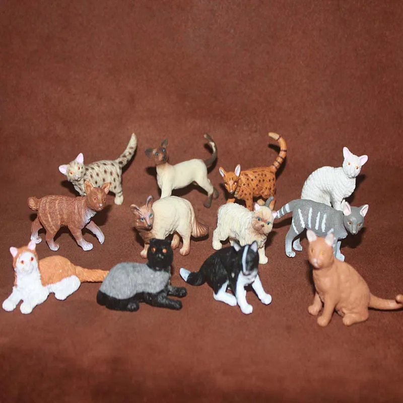 Simulation Pet Small Animal Cats Miniatures Model Cute Mini Egyptian